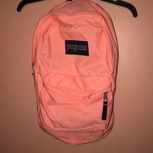 Large Neon Pink Jansport backpack
